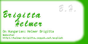 brigitta helmer business card